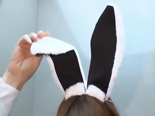 Japanese bunny at sex party
