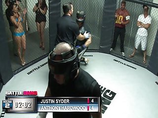 Chubby Lexi Summer bangs the losing fighter